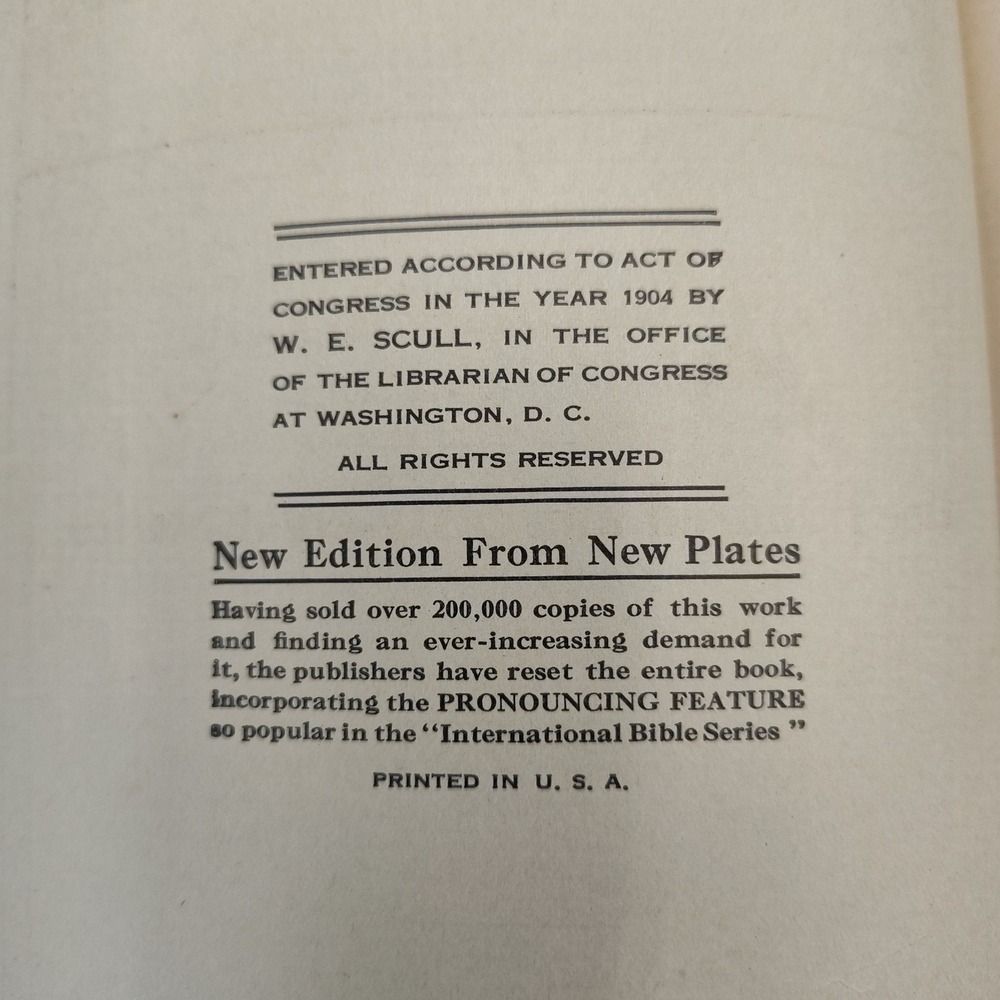 ANTIQUE Hurlbut's Story of the Bible Book 1904 Edition Stories 📸SEE📏📸 - Picture 4 of 16